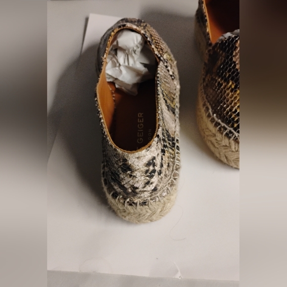 Kurt Geiger Women's Snakeskin Espadrilles 38.5 - Picture 8 of 11